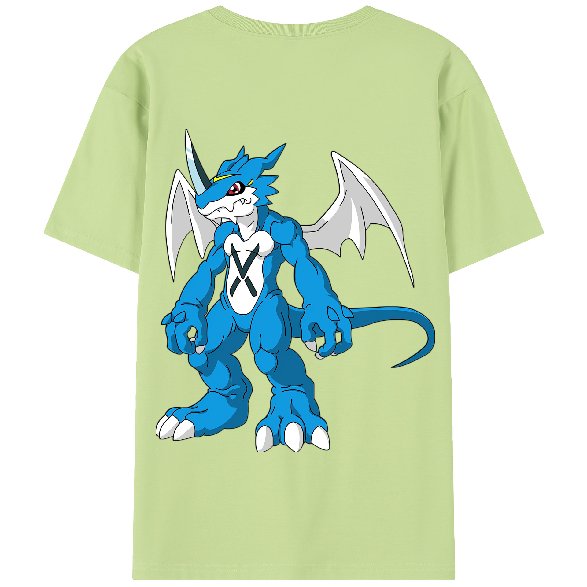 （画像用） Digimon デジタルモンスター/デジモン 綿100％半袖Tシャツ（背面プリント）